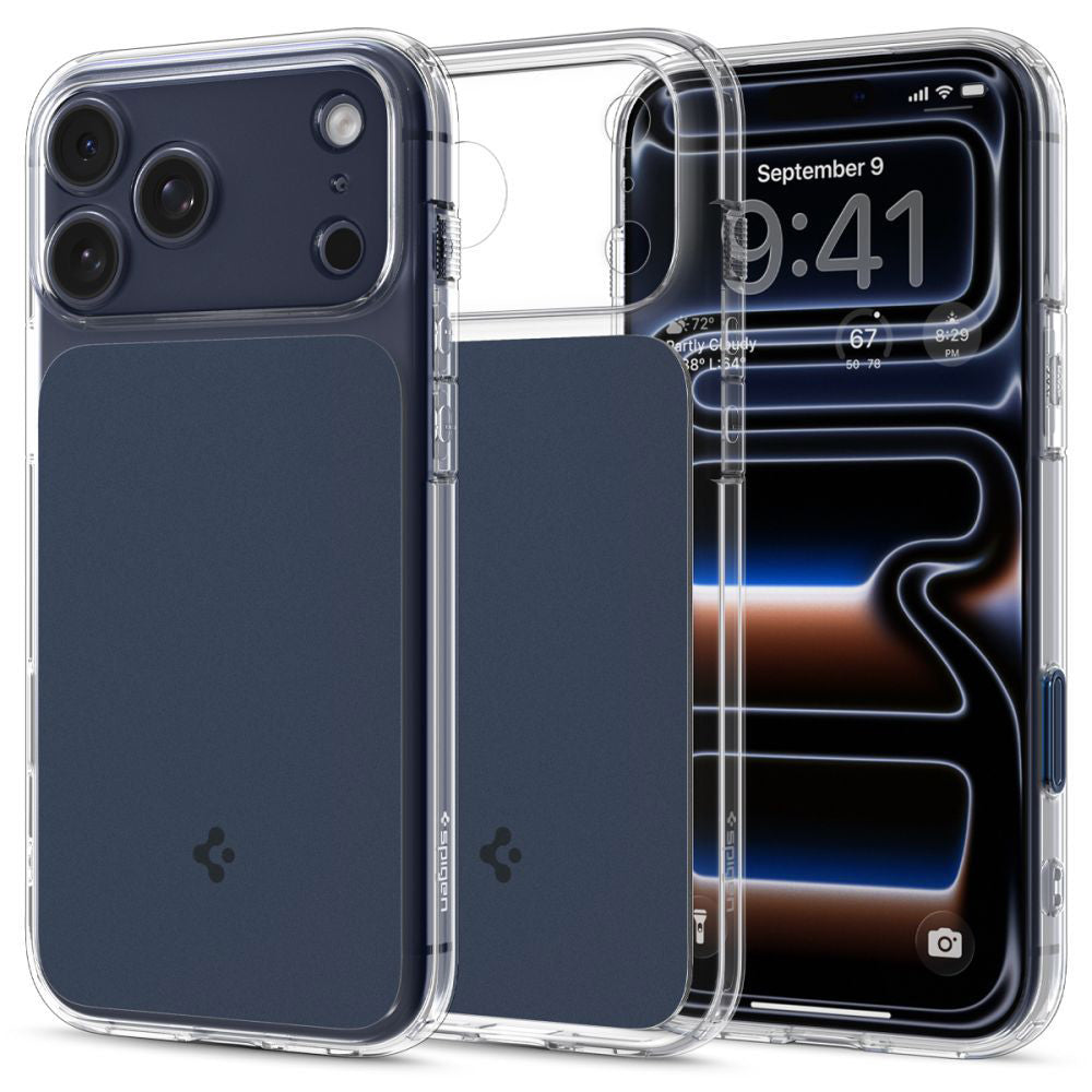 Husă Spigen Ultra Hybrid T MagSafe iPhone 17 Pro Max – Albastru mat – imagine 11