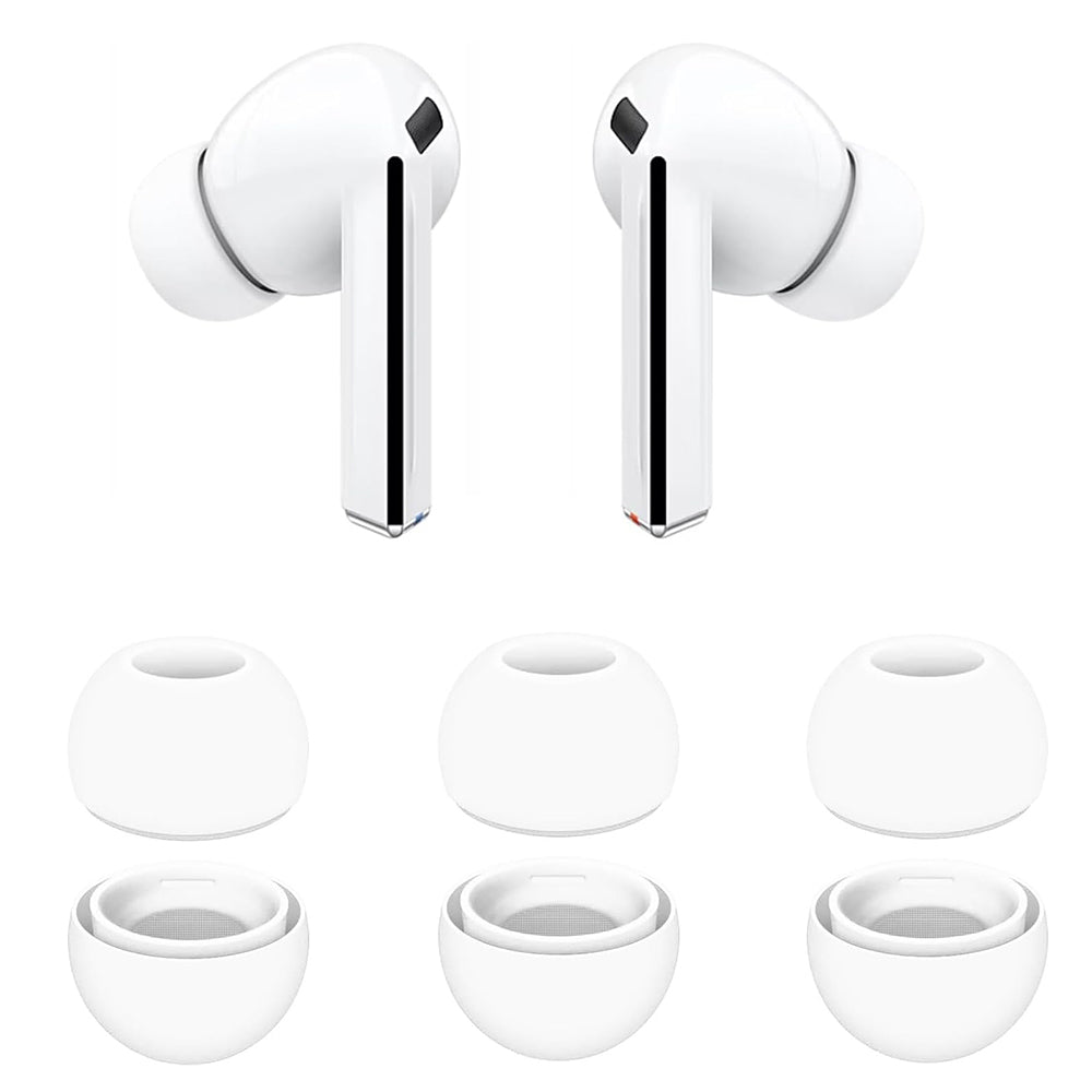 Dopuri de schimb Galaxy Buds 3 Pro, S/M/L, alb – Techsuit ET3 – imagine 1