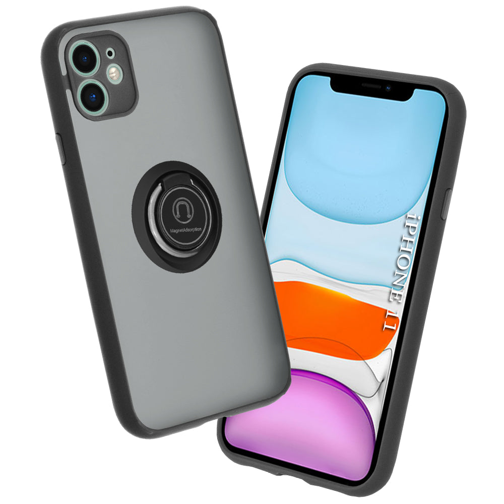 Husă Techsuit Glinth cu inel magnetic iPhone 11 – imagine 1