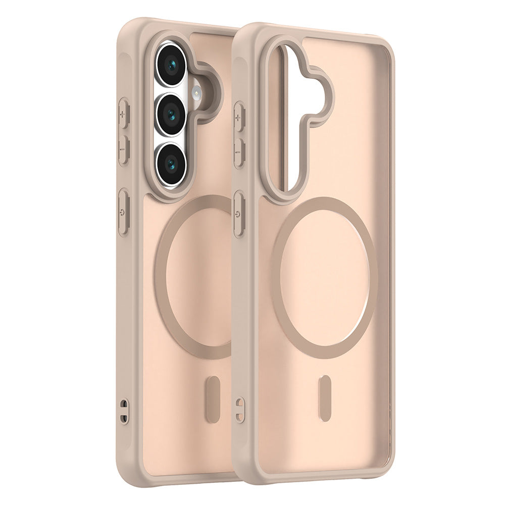 Husă Techsuit HaloFrost II MagSafe Galaxy S26 – Auriu – imagine 4