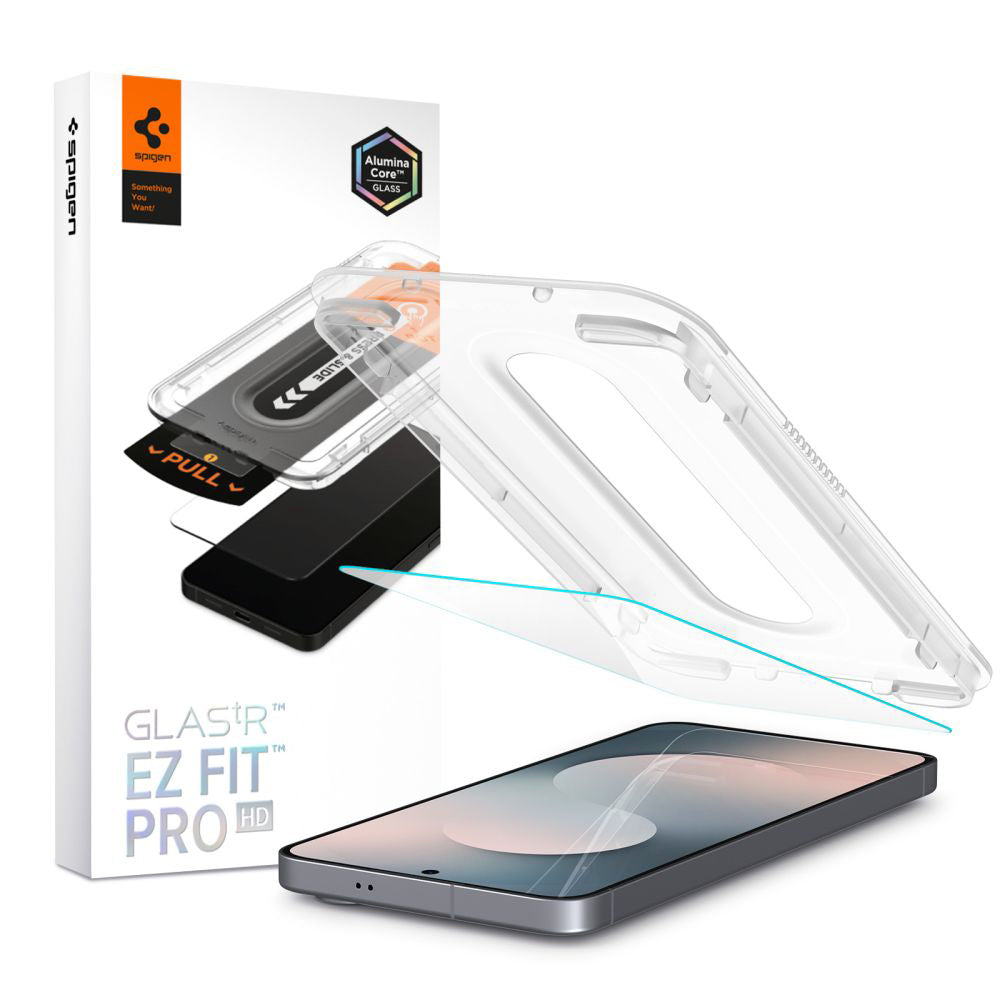 Folie de sticlă Spigen Glas.tR EZ Fit Pro HD pentru Samsung Galaxy S25 FE – imagine 1