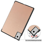Husă Lenovo Idea Tab Plus 12.1 Techsuit FoldPro, auriu roz – imagine 2