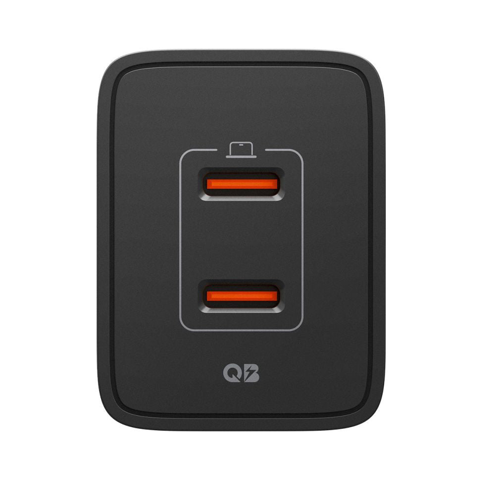 Încărcător Spigen Essential EE472EU GaN 2x USB-C 47W – Negru – imagine 3