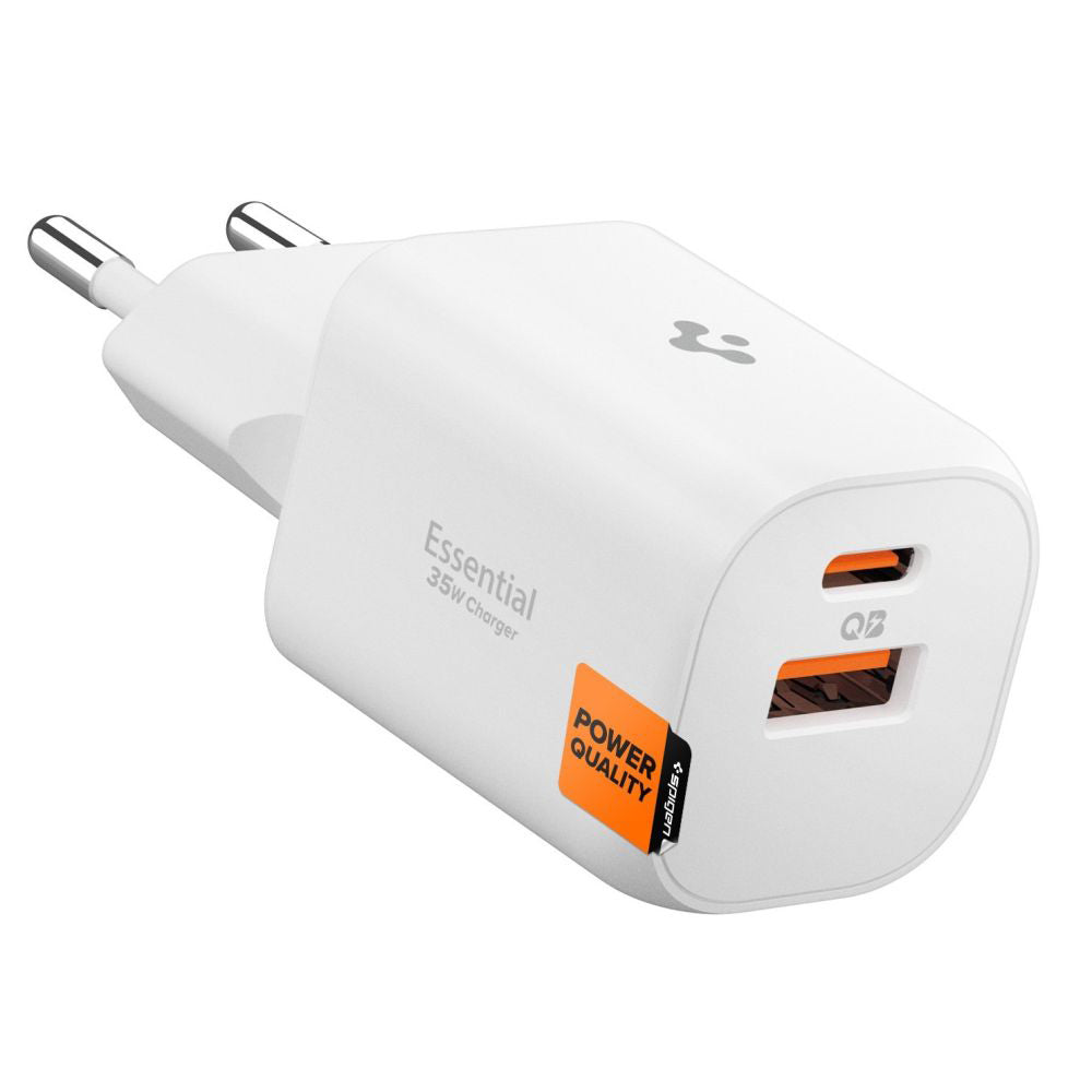Încărcător Spigen Essential EE352EU 35W – Alb – imagine 1