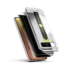Folie privacy Techsuit CrystalHD Galaxy S25 / S24, amprentă, 2 buc. – imagine 2