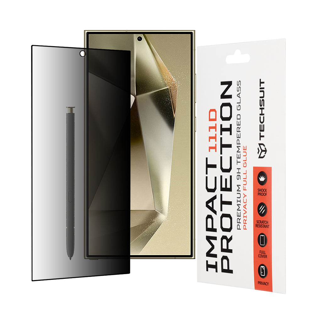Folie privacy Techsuit Galaxy S24 Ultra, anti-spion – imagine 1