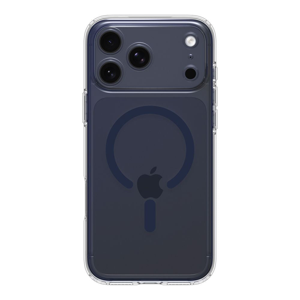 Husă Spigen Ultra Hybrid MagSafe iPhone 17 Pro – Transparent / Albastru închis – imagine 8