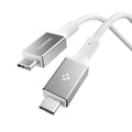Cablu Spigen Essential USB-C la USB-C 100W 5Gbps 1 m – Alb – imagine 1