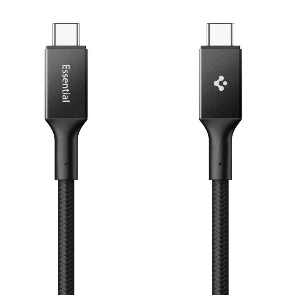 Cablu Spigen Essential USB-C la USB-C 100W 5Gbps 1 m – Negru – imagine 4