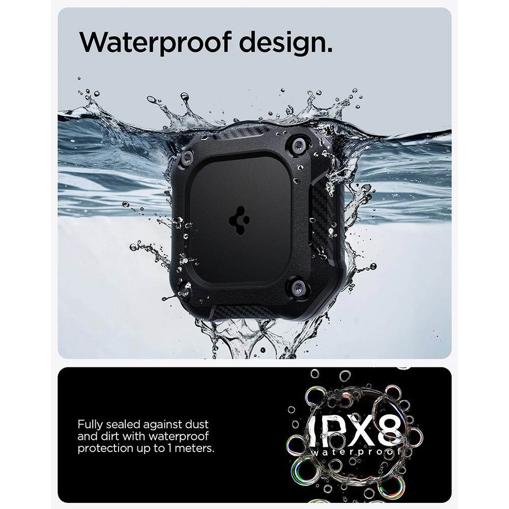 Suport AirTag Spigen Tough Armor IPX8 – imagine 6