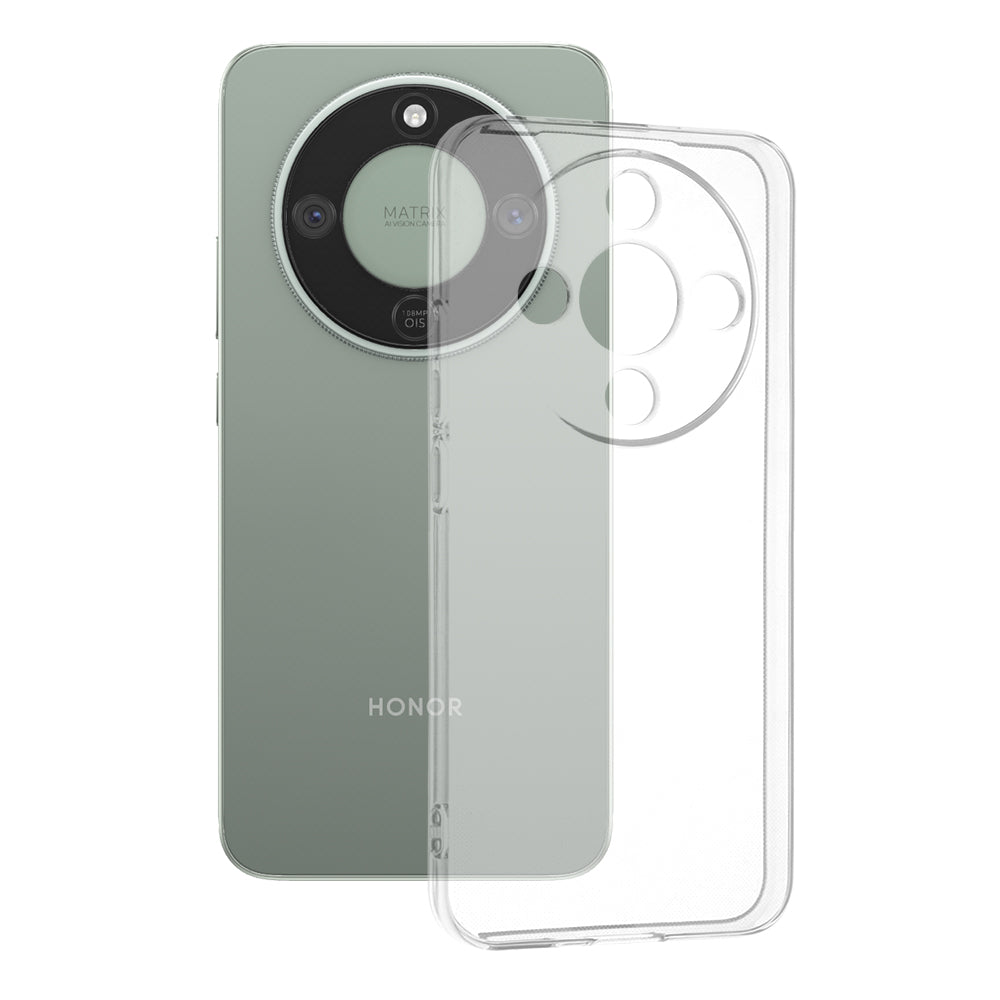 Husă Honor Magic8 Lite Techsuit Clear Silicone – imagine 1