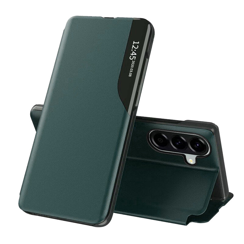 Husă flip Techsuit eFold Galaxy A57 5G – Verde închis – imagine 5