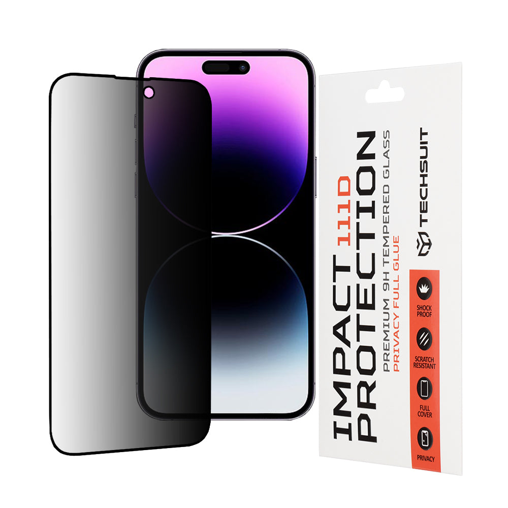 Folie privacy Techsuit iPhone 14 Pro Max, anti-spion – imagine 1