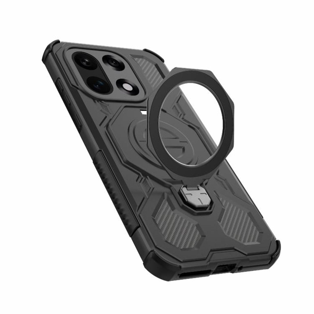 Husă OnePlus 15 Techsuit Carbon Shield PRO, mov transparent – imagine 3