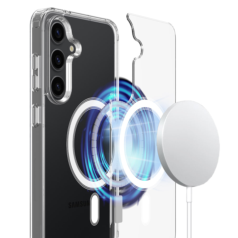Husă transparentă Techsuit MagSafe Pro Galaxy S26 Plus – Transparent – imagine 9
