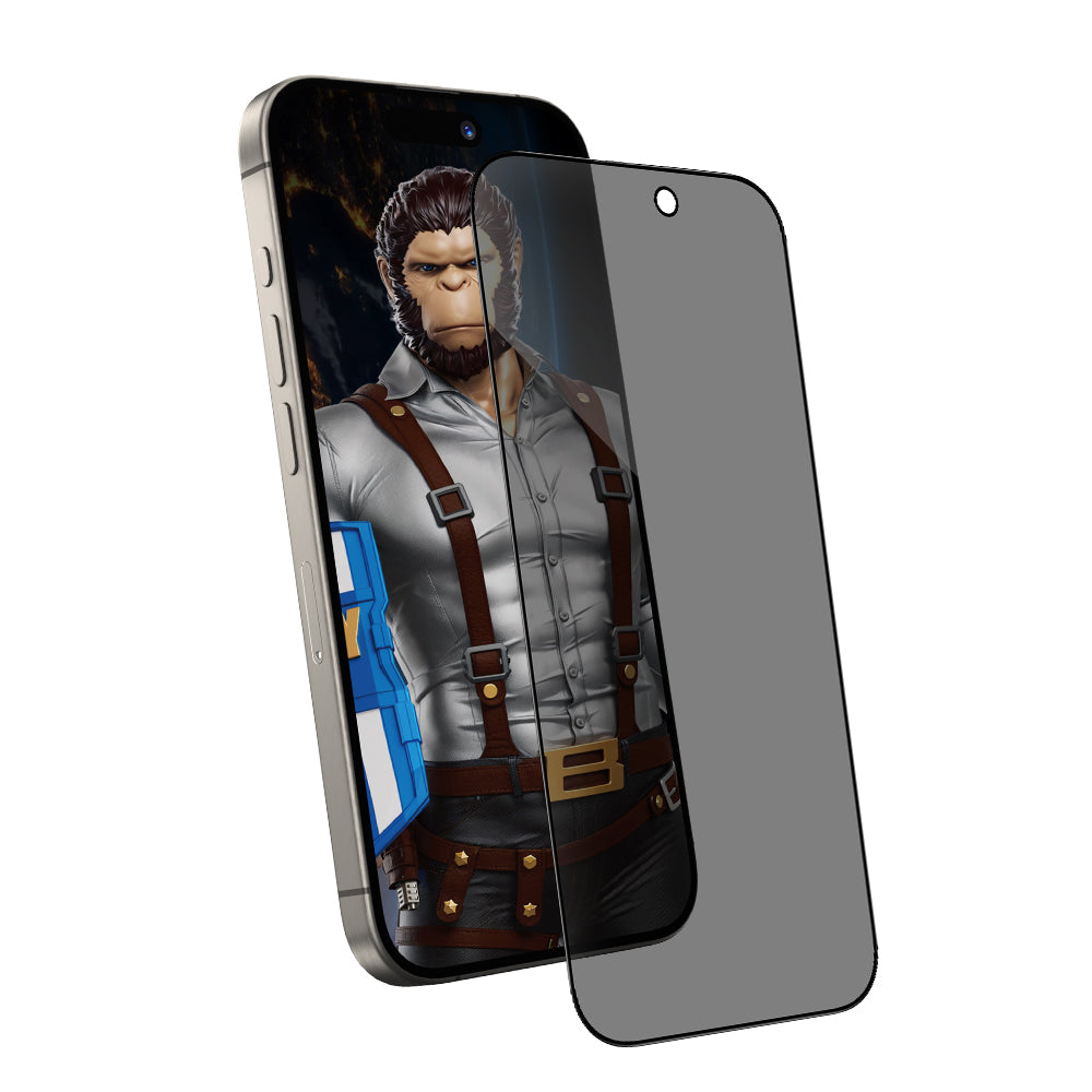 Folie privacy Blueo Anti-Peep iPhone 17 Pro / 17 / 16 Pro, 5 buc. – imagine 4 din 6