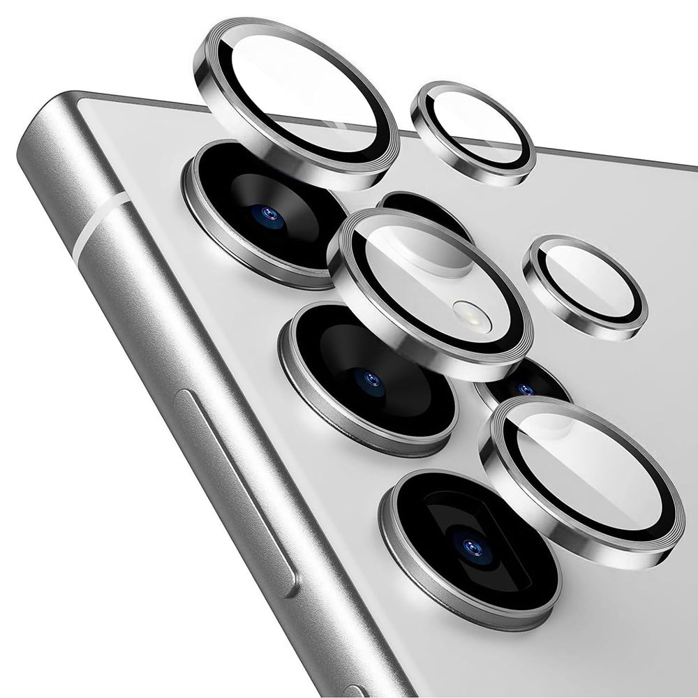Protecție lentile cameră Lito S+ Samsung Galaxy S25 Ultra – Argintiu – imagine 4