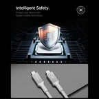 Cablu Spigen Essential EB24015CC USB-C 240W 40Gbps – Alb – imagine 10