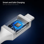 Cablu Spigen Essential EB24015CC USB-C 240W 40Gbps – Alb – imagine 8