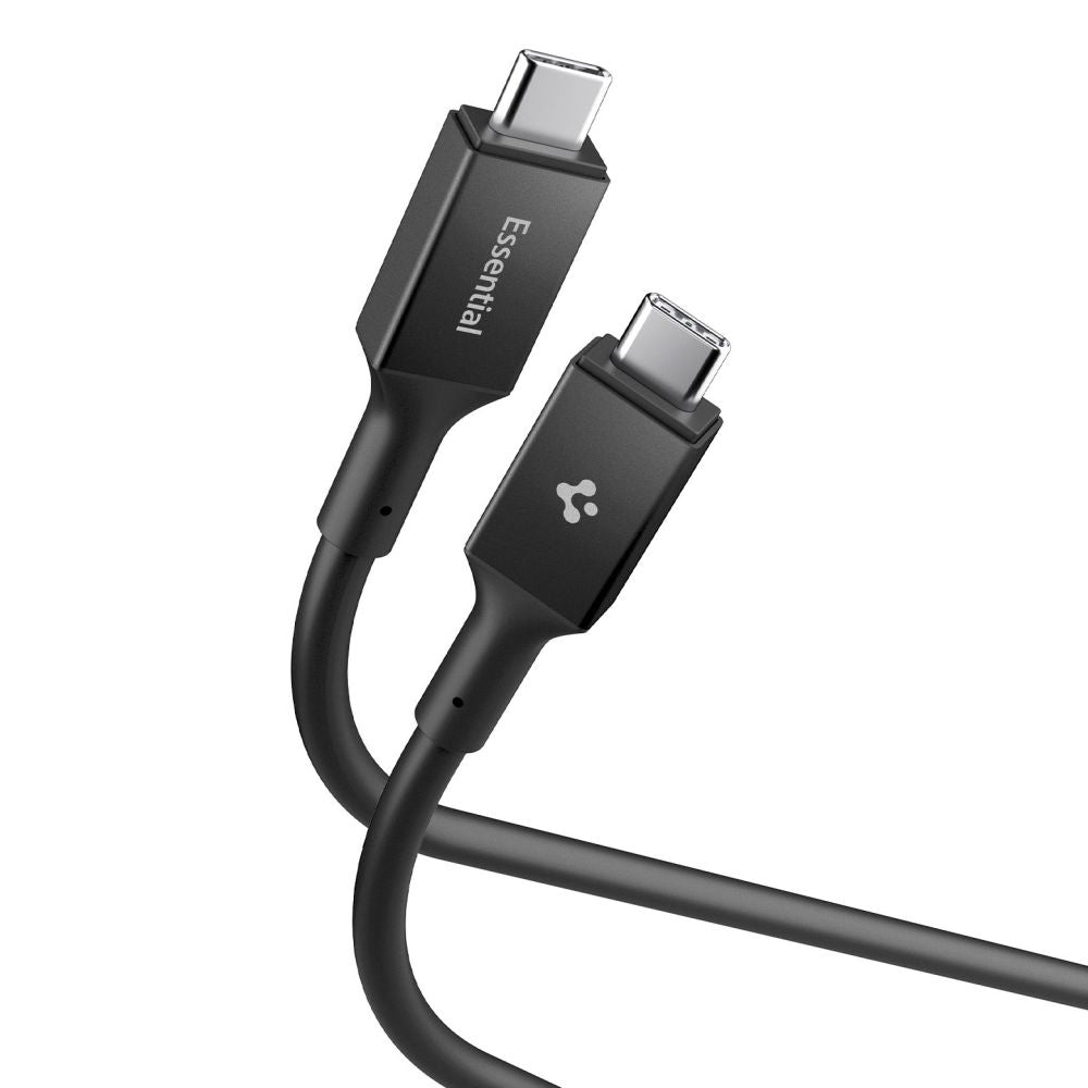 Cablu Spigen Essential EB24015CC USB-C 240W 40Gbps – Negru – imagine 1