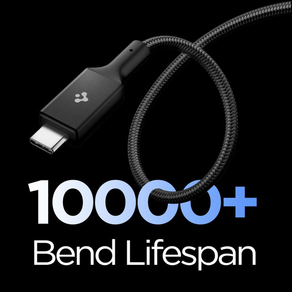Cablu Spigen Essential EB10015CC USB-C 100W 1,5 m – Negru – imagine 3