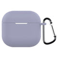 Husă silicon AirPods 4 / AirPods 5, gri lavandă – Techsuit – imagine 1