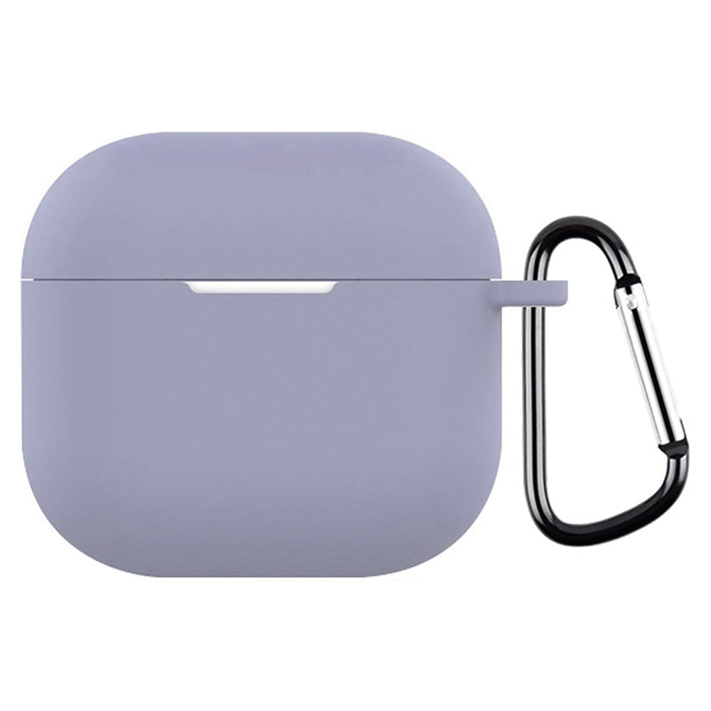 Husă silicon AirPods 4 / AirPods 5, gri lavandă – Techsuit – imagine 1