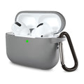 Husă silicon AirPods Pro 1 / 2, ultra-subțire, gri – Techsuit – imagine 1
