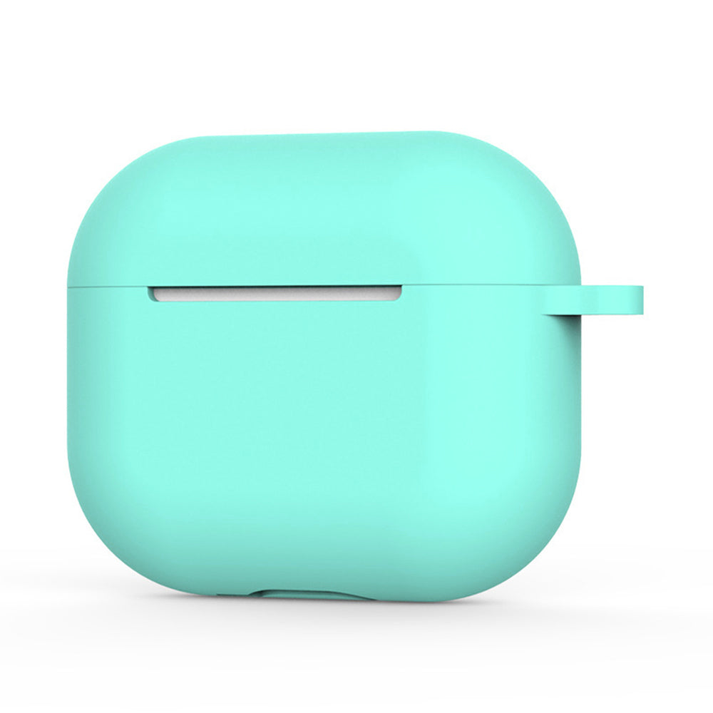 Husă silicon AirPods 4 / AirPods 5, ultra-subțire, turcoaz – Techsuit – imagine 2
