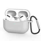 Husă silicon AirPods Pro 3, ultra-subțire, gri deschis – Techsuit – imagine 1