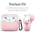 Husă silicon AirPods Pro 3, ultra-subțire, roz – Techsuit – imagine 3