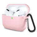 Husă silicon AirPods Pro 1 / 2, ultra-subțire, roz – Techsuit – imagine 1