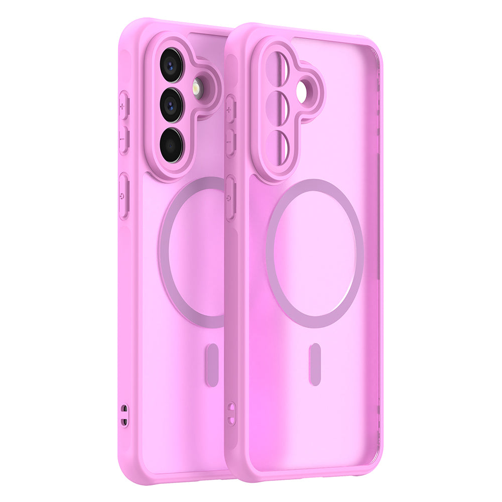 Husă Techsuit HaloFrost II MagSafe Galaxy A57 5G – Roz – imagine 4