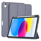 Husă iPad 10 10.9 / 11 Techsuit Flex Trifold (with Pencil Holder), mov – imagine 1