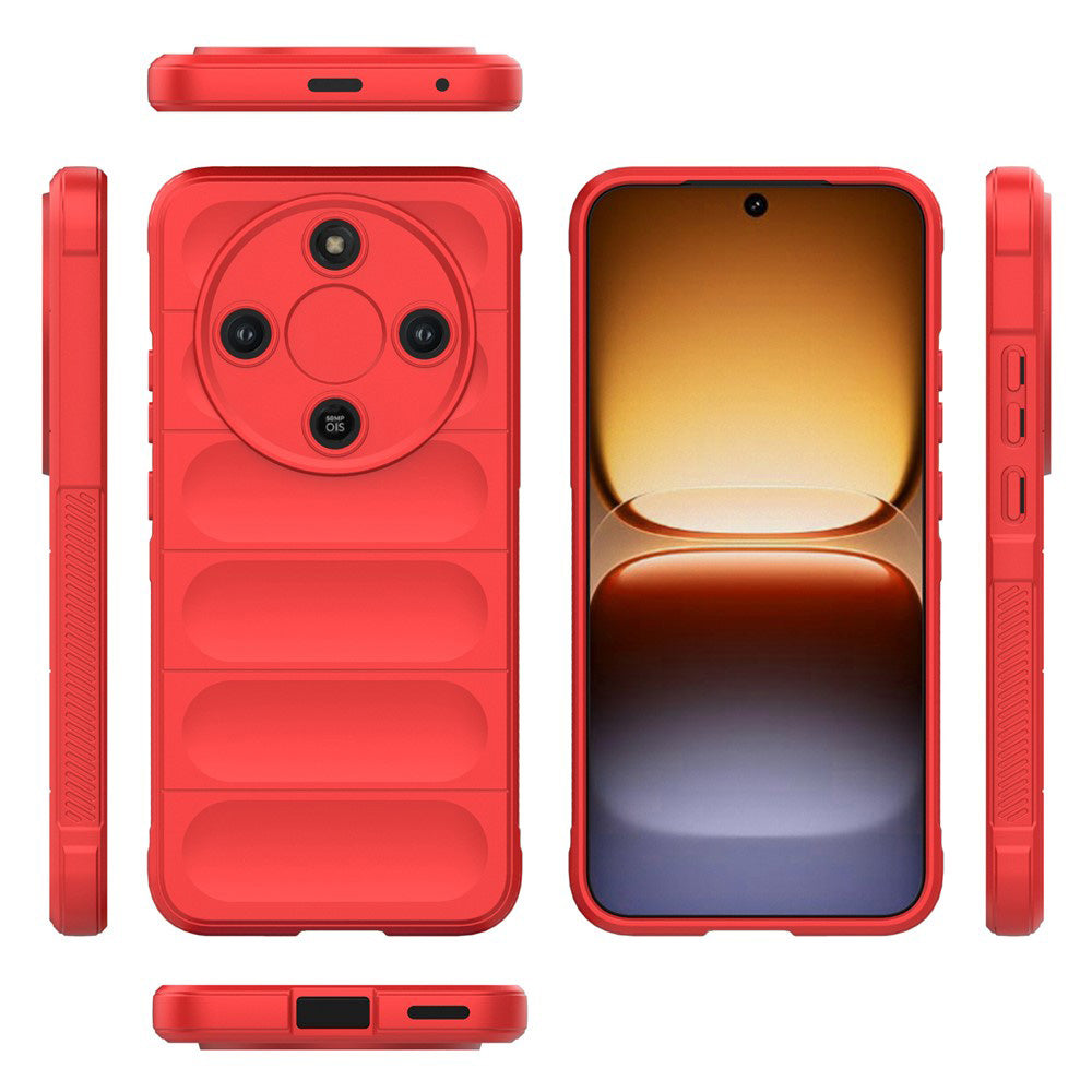 Husă Honor Magic8 Lite Techsuit Magic Shield, roșu – imagine 3