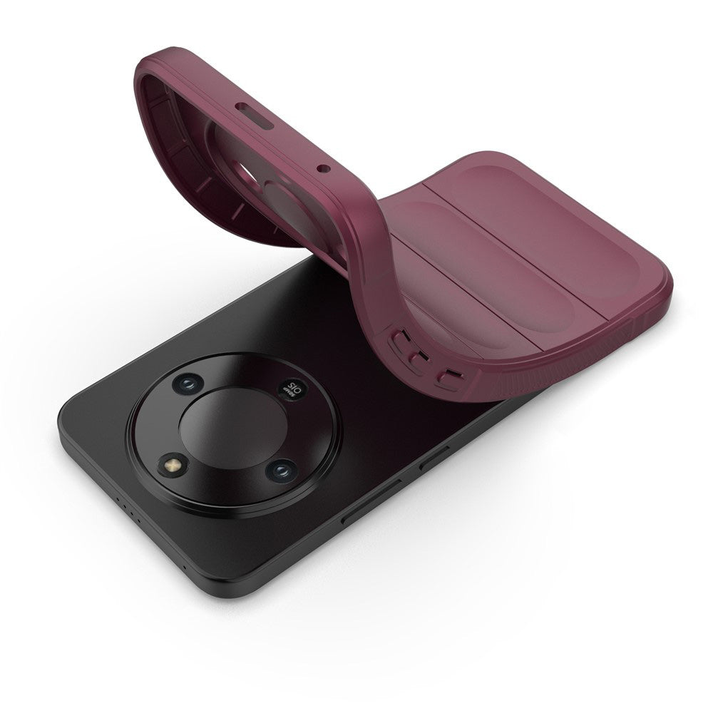 Husă Honor Magic8 Lite Techsuit Magic Shield, bordo – imagine 5