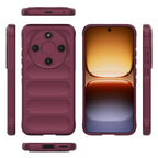 Husă Honor Magic8 Lite Techsuit Magic Shield, bordo – imagine 3