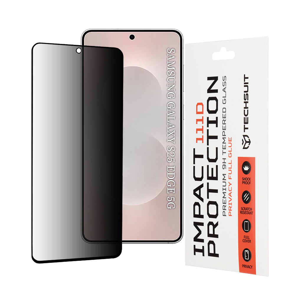 Folie privacy Techsuit Galaxy S25 Edge, anti-spion – imagine 1
