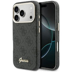 Husă Guess iPhone 17 Pro 4G Script MagSafe, negru – imagine 1