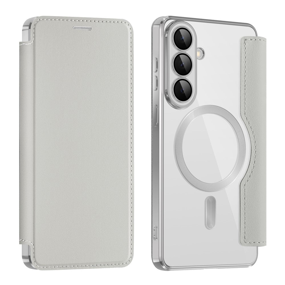 Husă flip Techsuit SmartMag Book Galaxy S26 – Gri – imagine 6