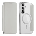 Husă flip Techsuit SmartMag Book Galaxy S26 – Gri – imagine 6