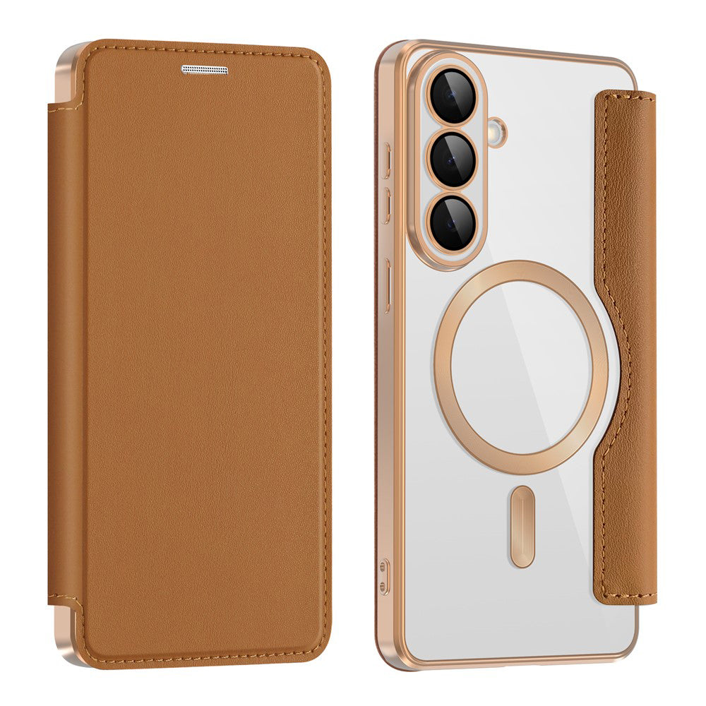 Husă flip Techsuit SmartMag Book Galaxy S26 – Maro – imagine 2