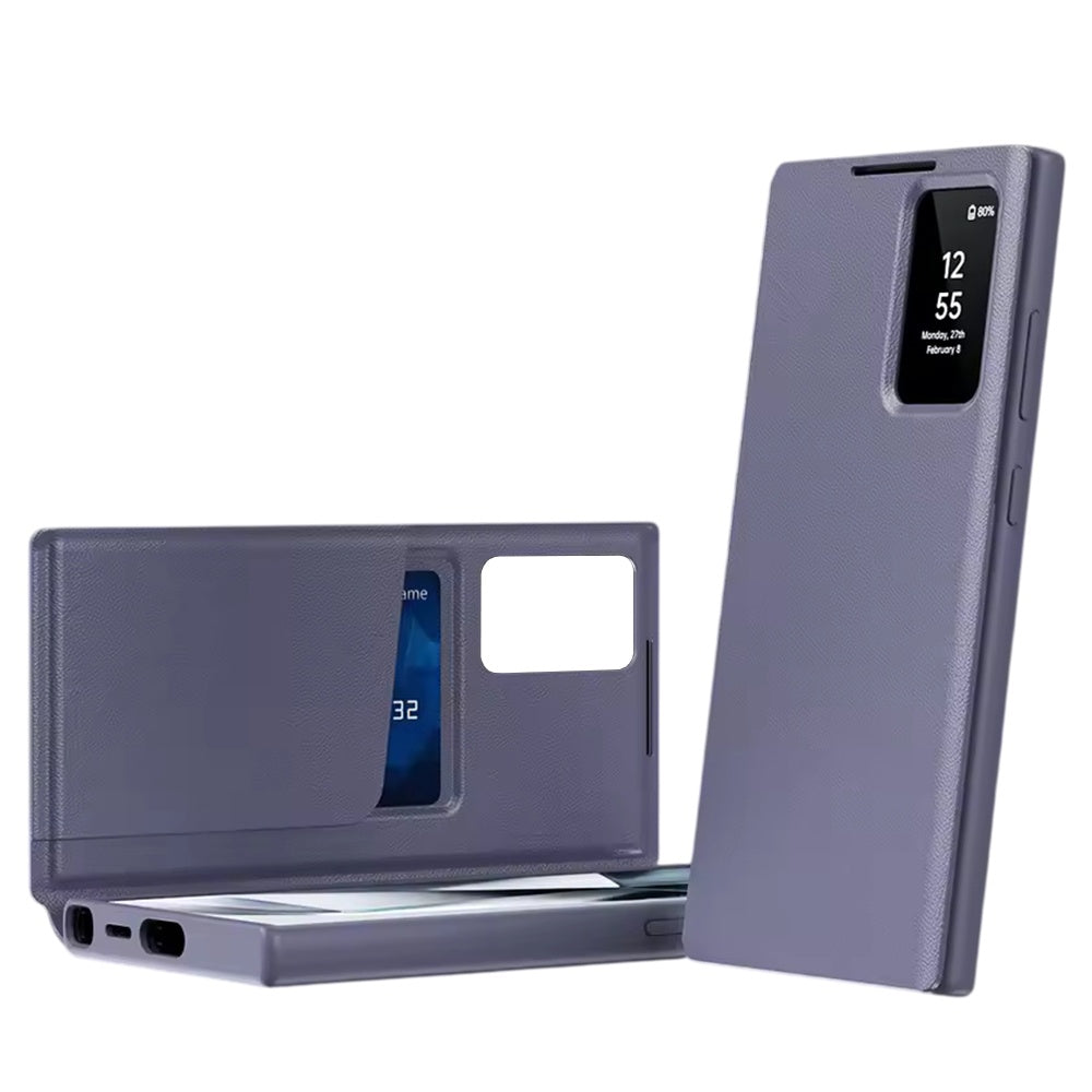 Husă flip Techsuit SmartView Galaxy S26 Ultra – Mov – imagine 5