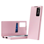 Husă flip Techsuit SmartView Galaxy S26 Ultra – Roz – imagine 2