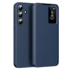 Husă flip Techsuit SmartView Galaxy S26 – Albastru – imagine 3