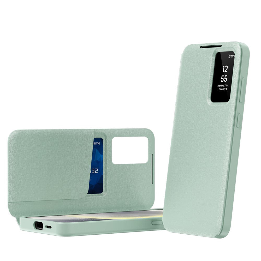 Husă flip Techsuit SmartView Galaxy S26 – Verde – imagine 8