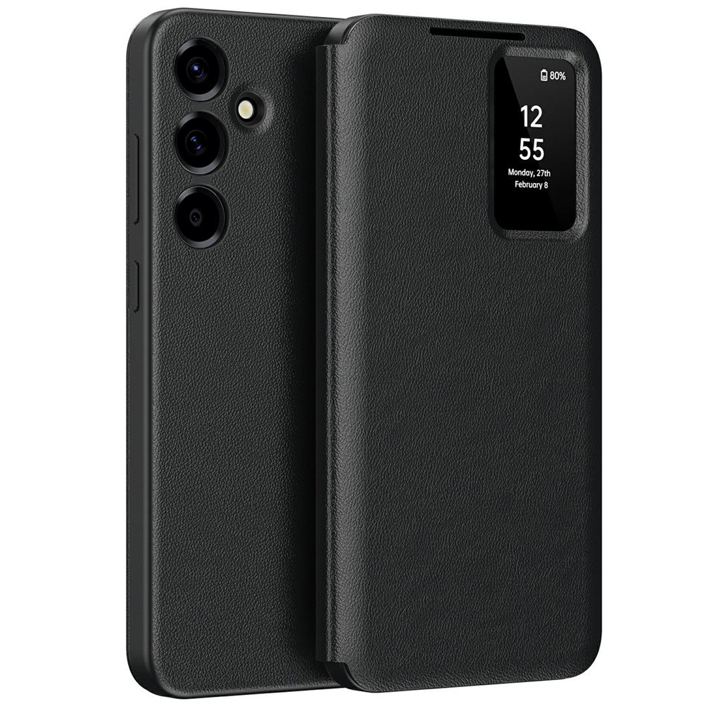 Husă flip Techsuit SmartView Galaxy A57 5G – Negru – imagine 5