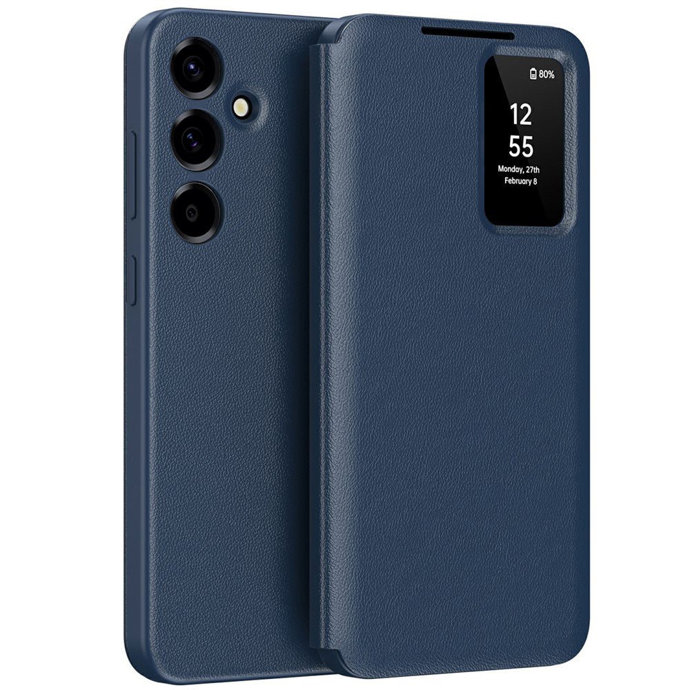Husă flip Techsuit SmartView Galaxy A57 5G – Albastru – imagine 1