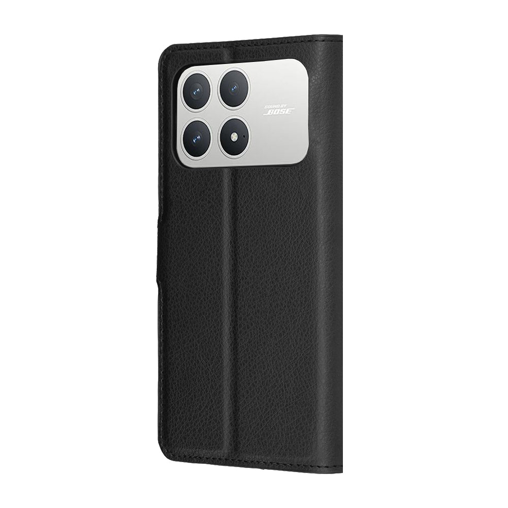 Husă Xiaomi Poco F8 Pro tip portofel Techsuit Leather Folio, negru – imagine 5
