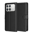 Husă Xiaomi Poco F8 Pro tip portofel Techsuit Leather Folio, negru – imagine 1